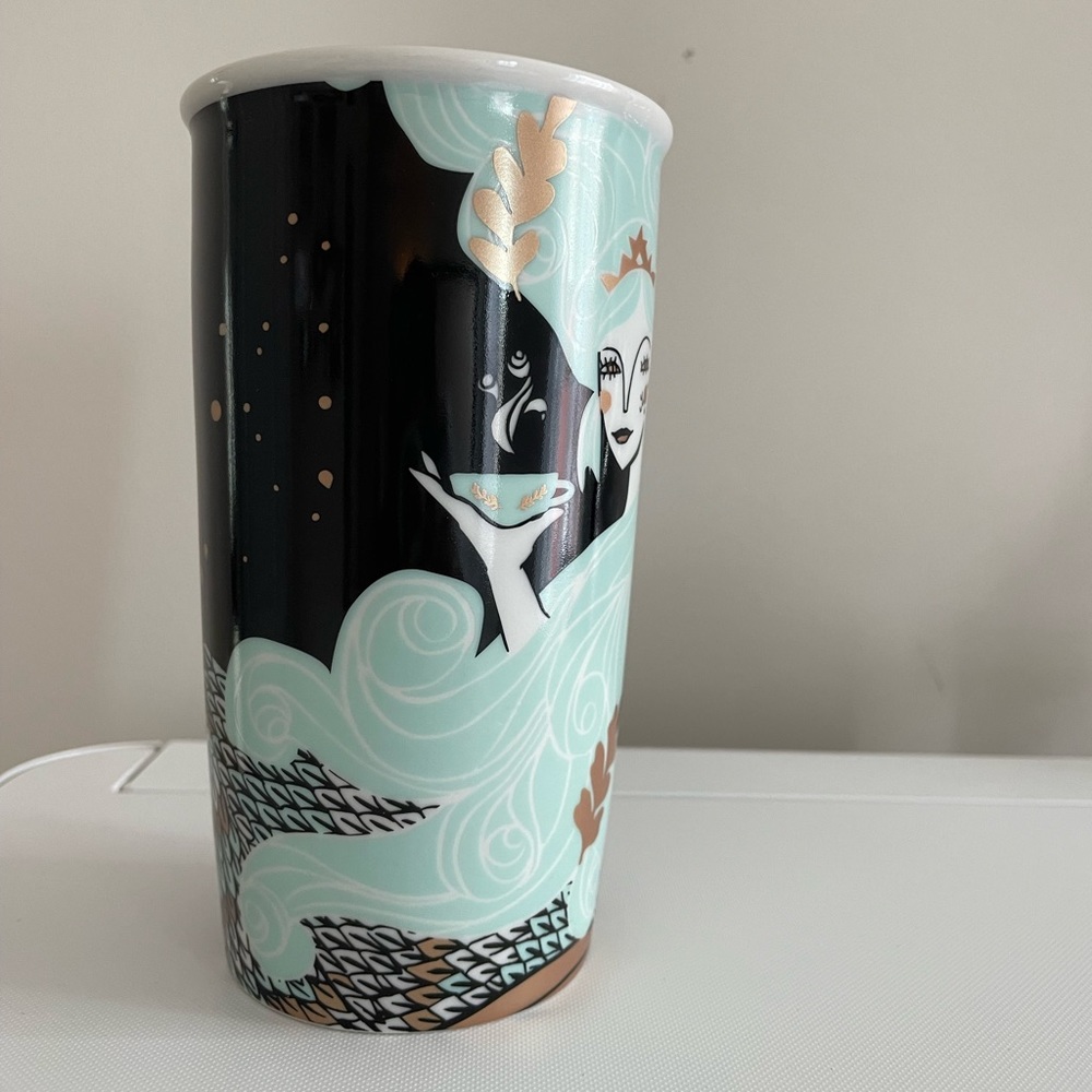 NWT starbucks ceramic 16 oz cup siren